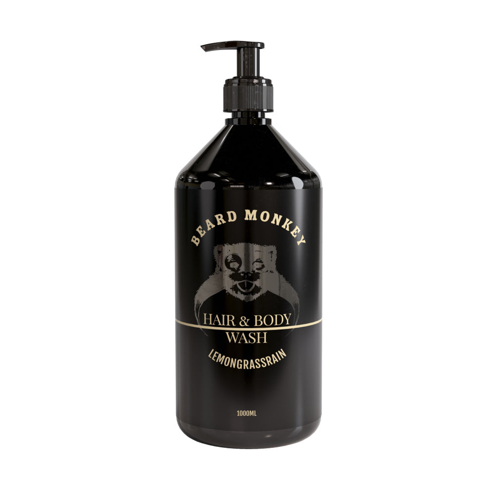 Beard Monkey Hair & Body Wash Lemongrass 1000 ml - Diyora