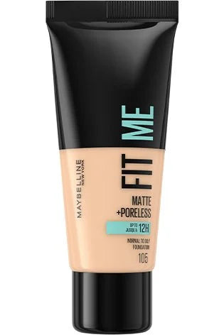 Maybelline Fit Me! Foundation Matte + Poreless 105 Natural Ivory 30 ml - Diyora