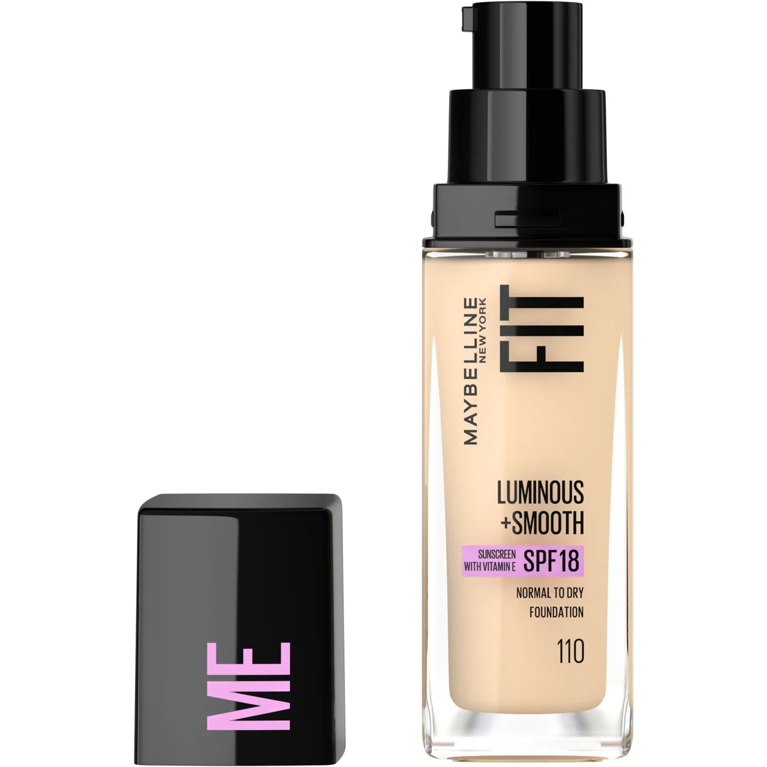 Maybelline Fit Me! Luminous + Smooth Foundation 110 Porcelain 30 ml - Diyora