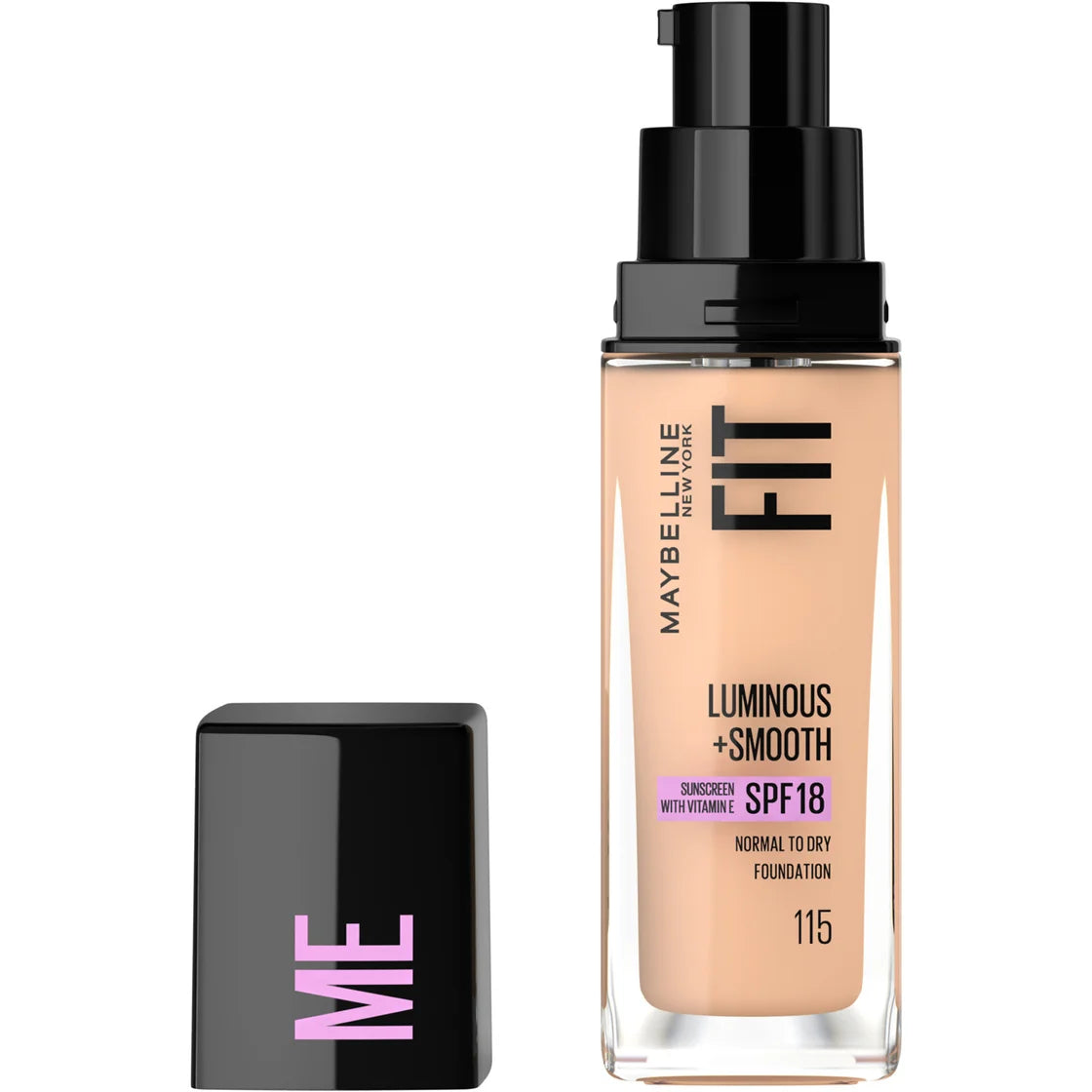 Maybelline Fit Me Luminous + Smooth SPF 18 Foundation 115 Ivory 30 ml - Diyora